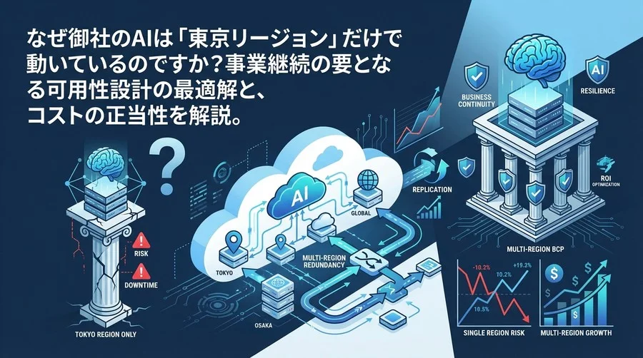 Vertex AIの「東京一本足打法」は危険？事業を止めないマルチリージョン冗長化とBCP設計の極意