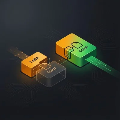 llama.cpp×LoRA実装戦略：現場ではなぜ「静的マージ」一択なのか？GGUF変換と量子化の最適解