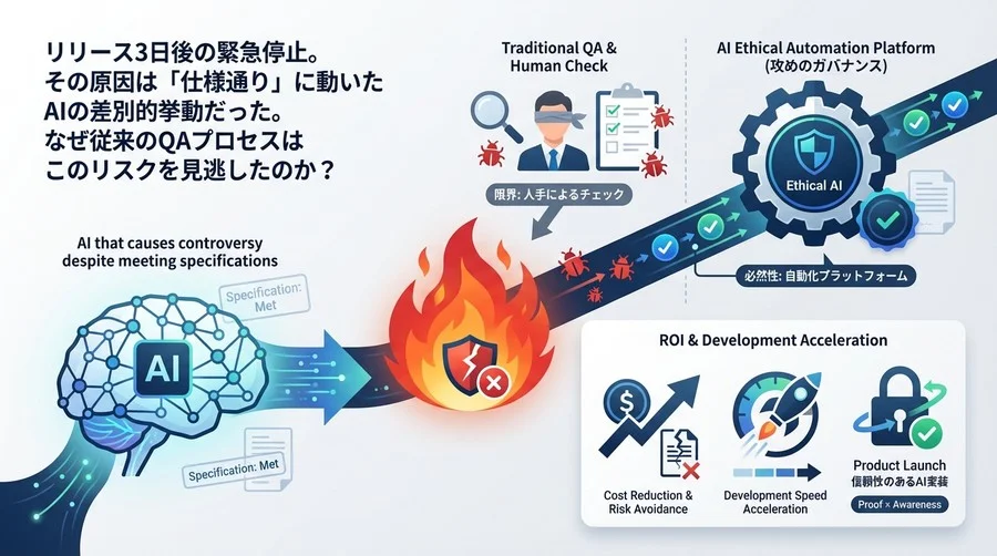 仕様通りのAIが炎上する時：倫理チェック自動化が防ぐ経営リスクと開発の死角