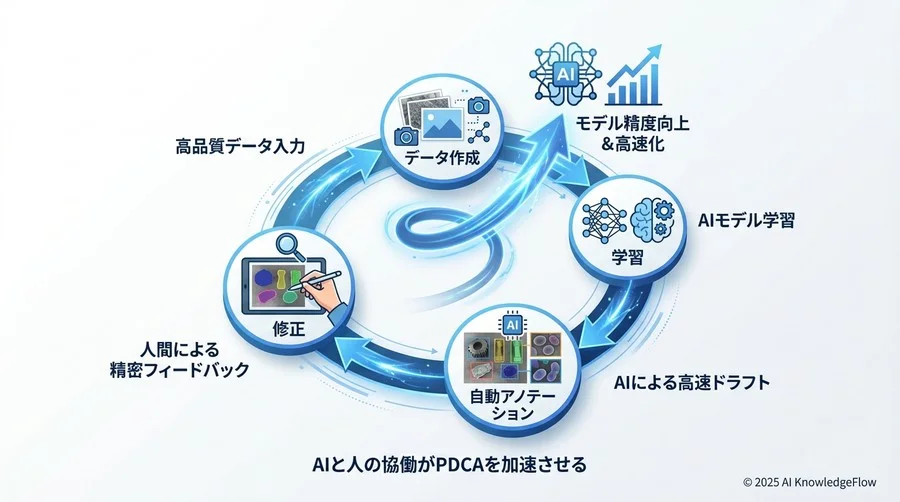 3. コスト削減だけではない、「モデル改善サイクル」へのインパクト - Section Image 3