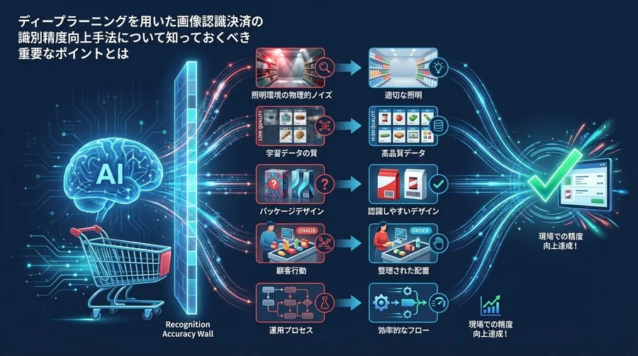 画像認識決済の精度は「現場」で作られる：アルゴリズム以前に見直すべき5つの物理・運用要因