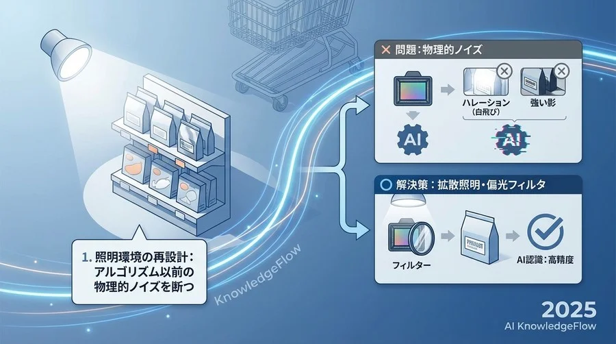 1. 照明環境の再設計：アルゴリズム以前の物理的ノイズを断つ - Section Image