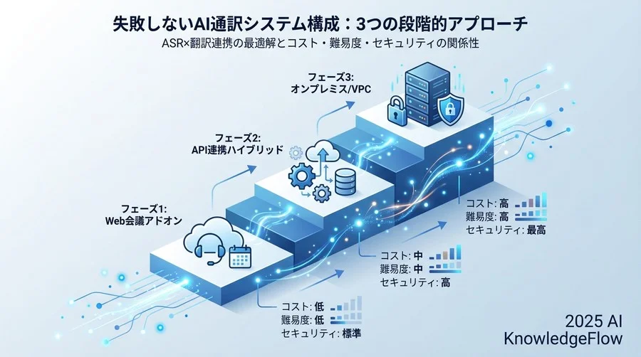 失敗しないシステム構成：3つの段階的アプローチ - Section Image